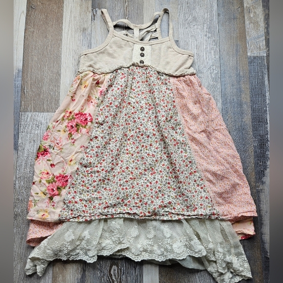 Hannah Banana Girl's Size 6X Boho Strappy Dress - Picture 1 of 10